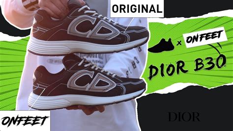 how to spot fake dior b30|are dior sneakers authentic.